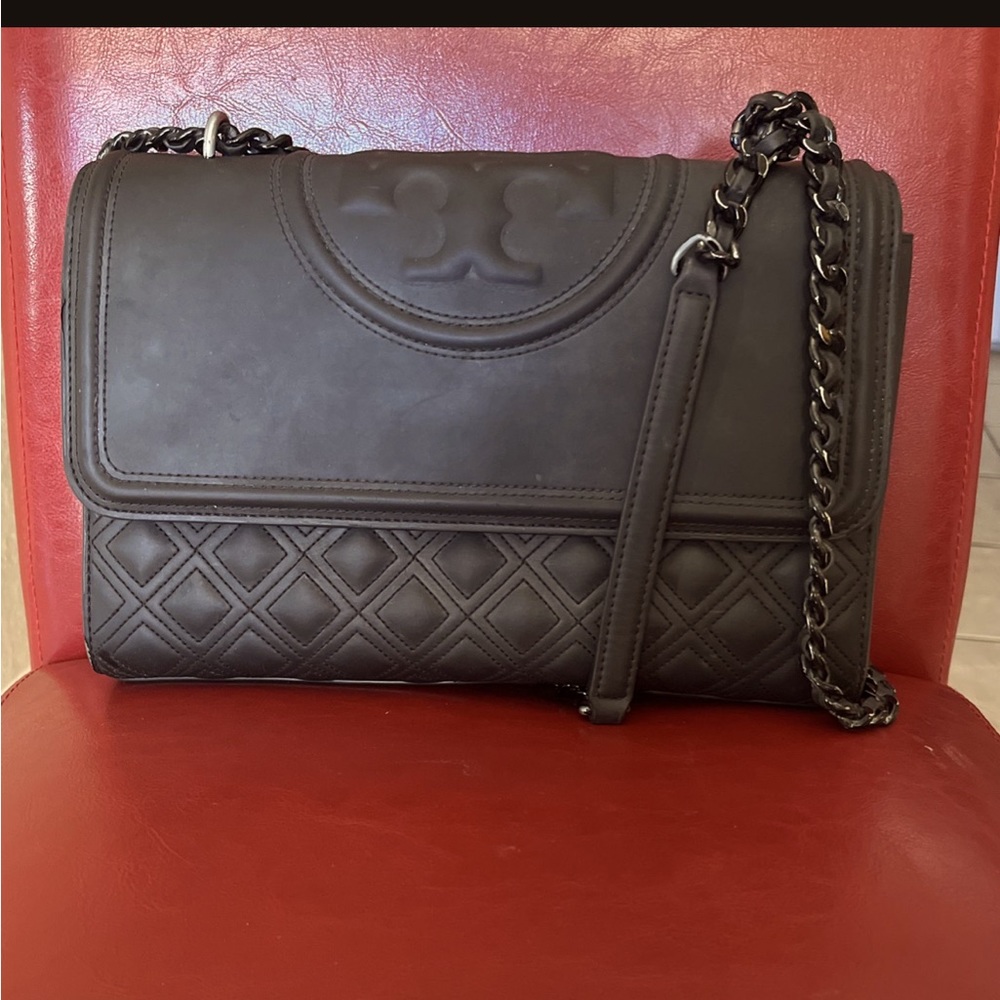 TORY BURCH  FLEMING MATTE CONVERTIBLE SHOULDER BAG